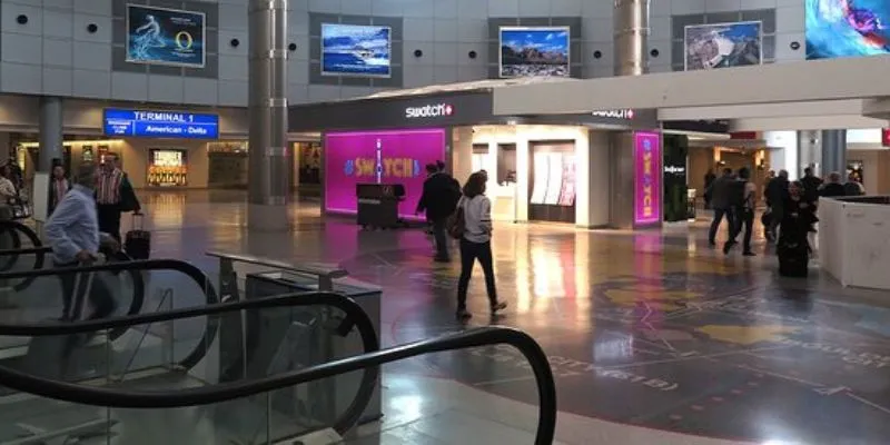 What Terminal is United Airlines at LAS?